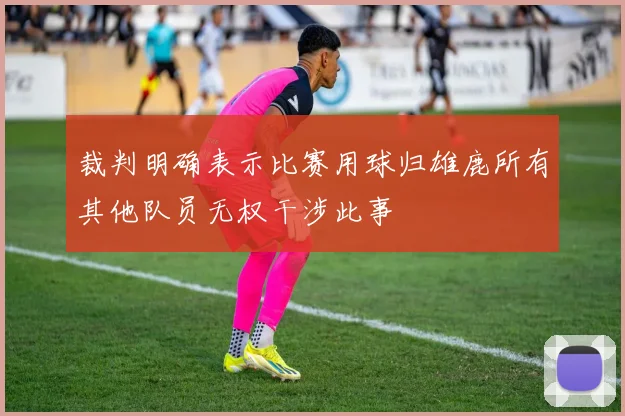 裁判明确表示比赛用球归雄鹿所有其他队员无权干涉此事